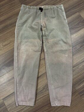 Vintage Gramicci Pants Mens 2XL Tan Hiking Climbing Belted